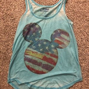 Mickey American Flag Tank, S